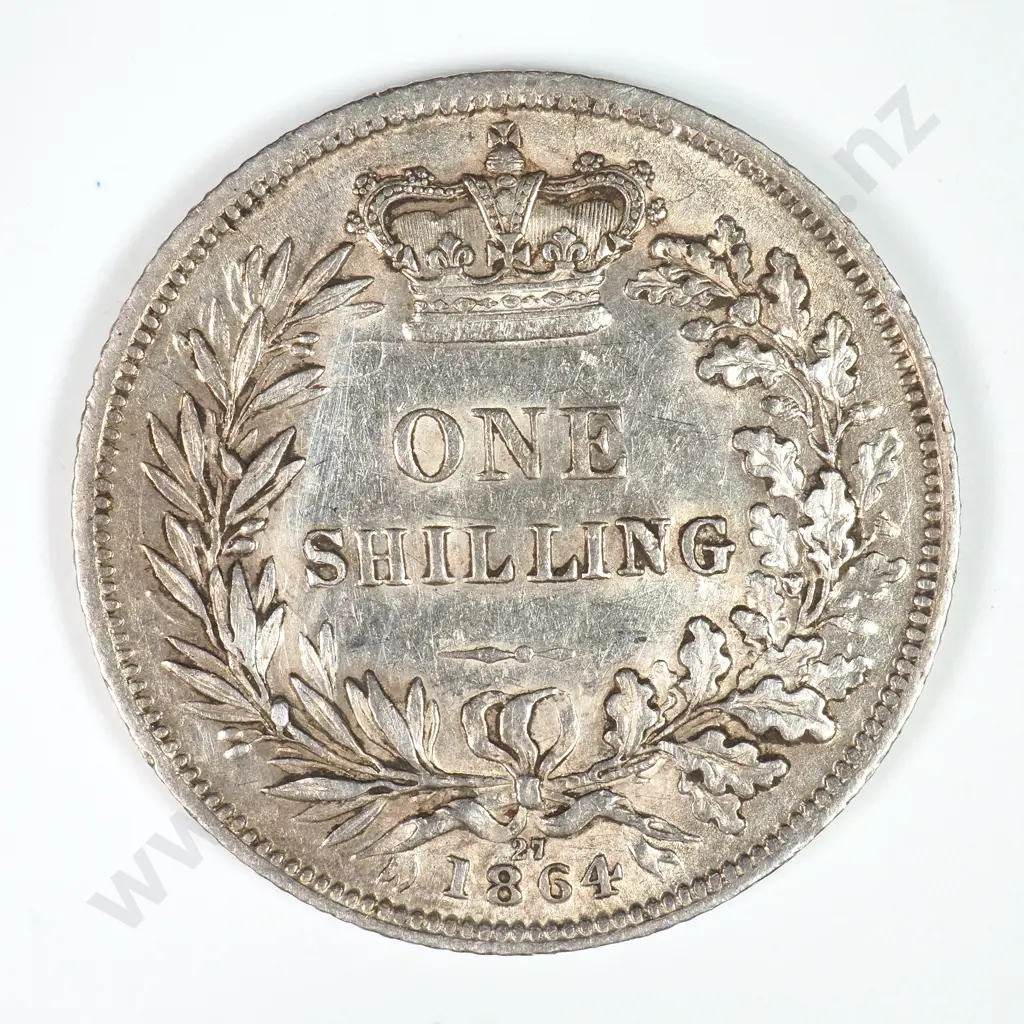 Shilling: 1864 - Extremely Fine Image 1++