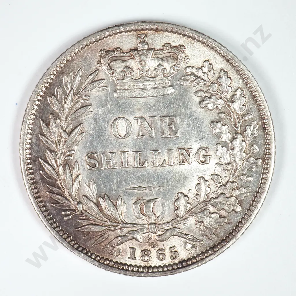 Shilling: 1865 - Extremely Fine Image 1++