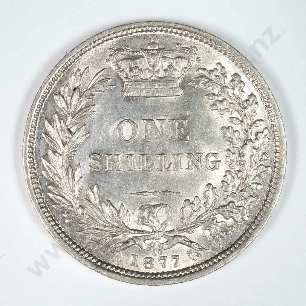 Shilling: 1877 - Almost Uncirculated Image 1++