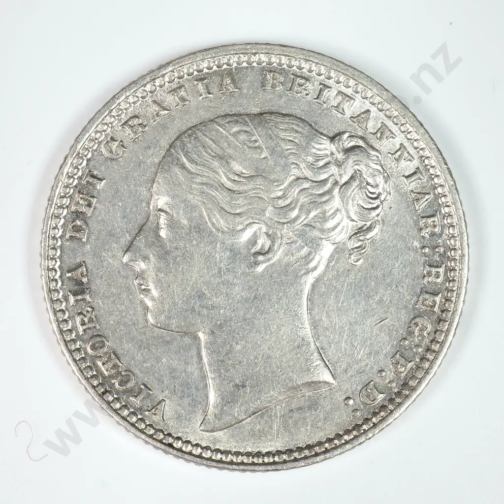 Shilling: 1877 - Almost Uncirculated Image 1++