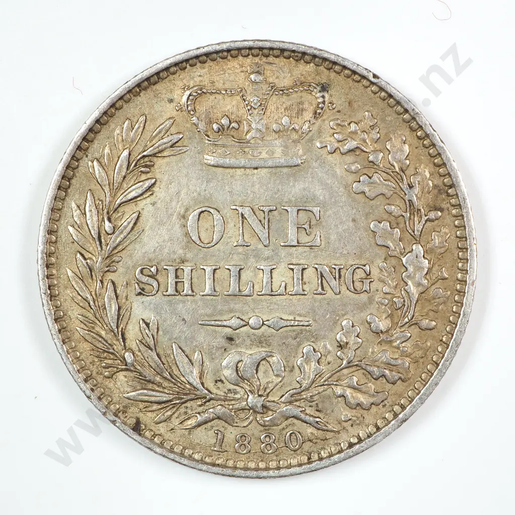 Shilling: 1880 - Extremely Fine Image 1++