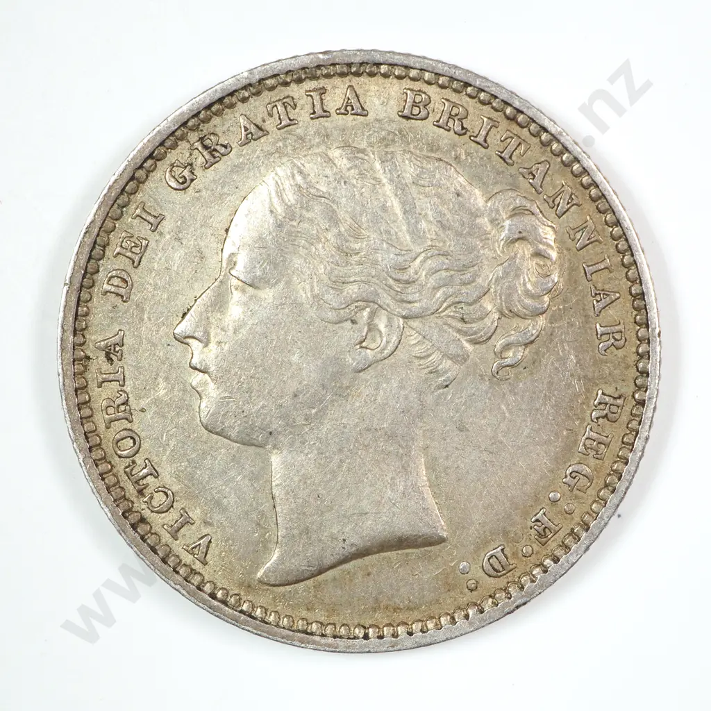 Shilling: 1880 - Extremely Fine Image 1++