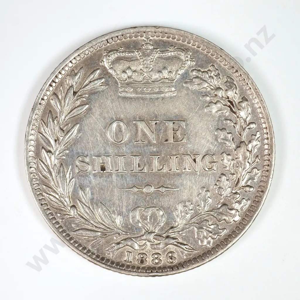 Shilling: 1886 - Extremely Fine Image 1++