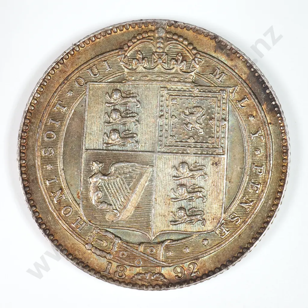 Shilling: 1892 - Almost Uncirculated Image 1++