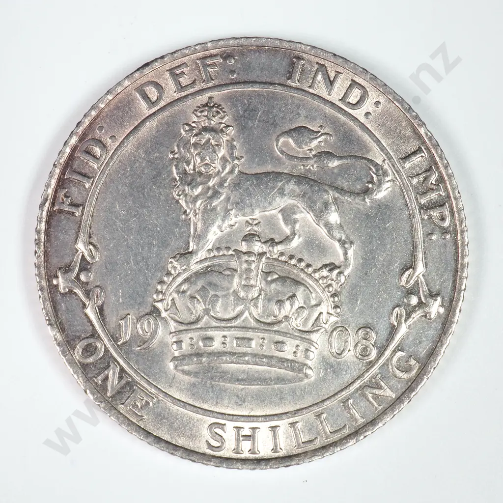 Shilling: 1908 - Almost Uncirculated Image 1++