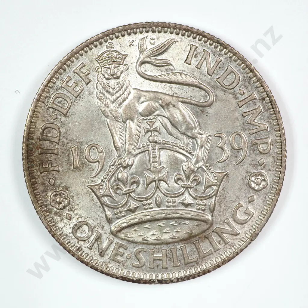 Shilling: 1939 English - Almost Uncirculated Image 1++