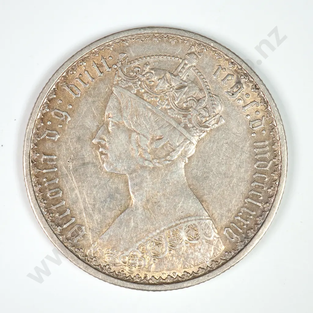 Florin: 1864 - Extremely Fine Image 1++