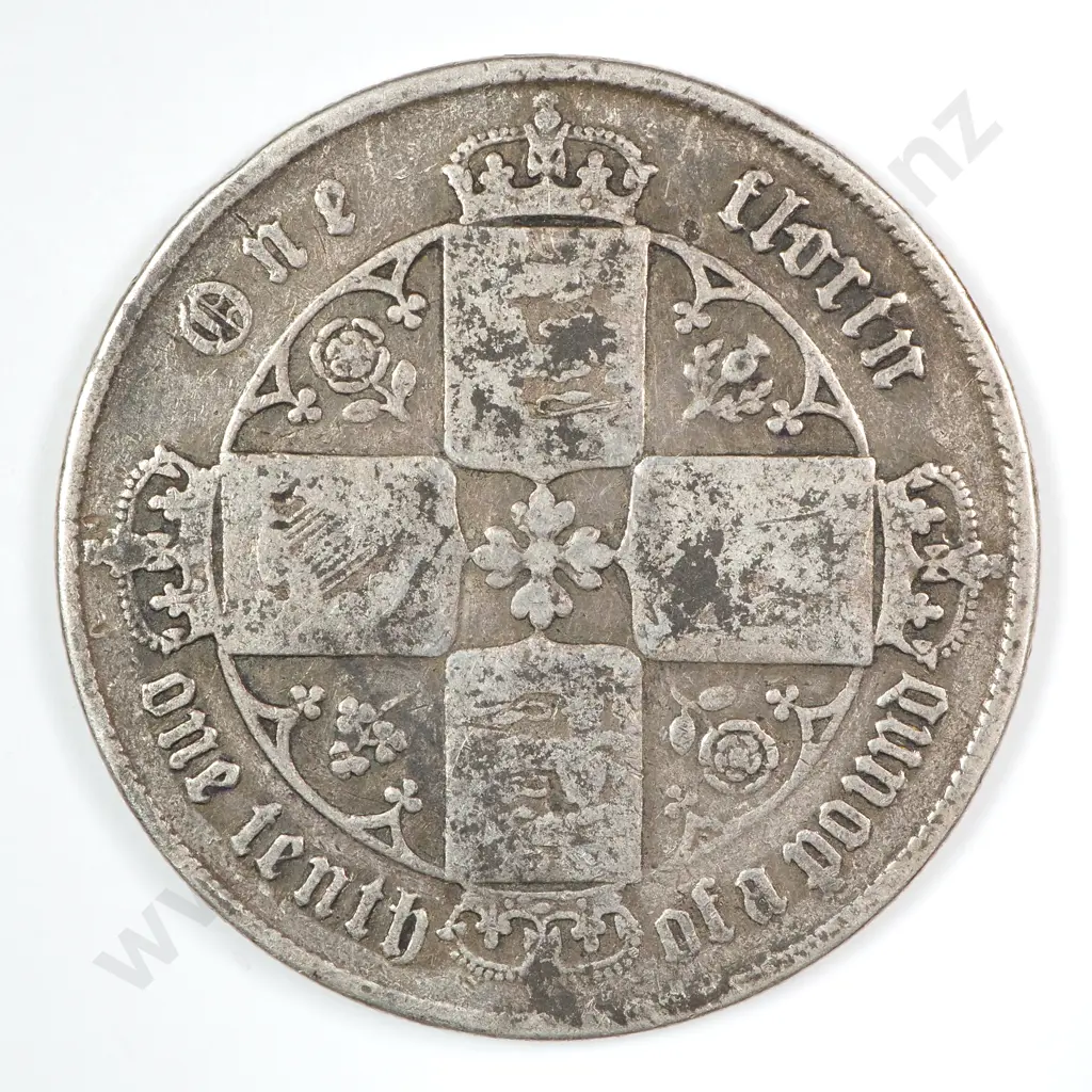 Florin: 1869 - Fine Image 1++