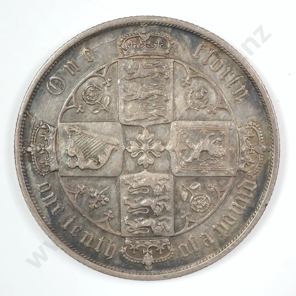 Florin: 1873 - Extremely Fine Image 1++