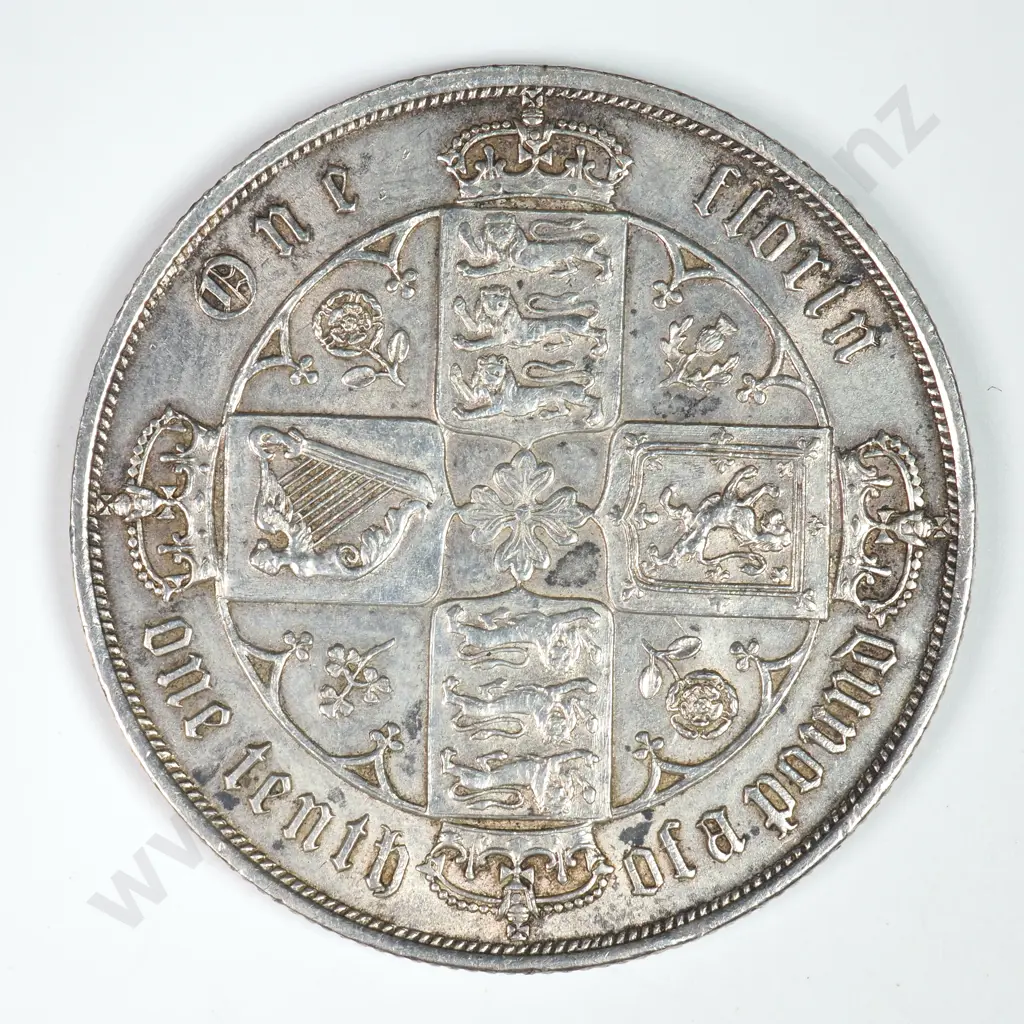Florin: 1879 - Extremely Fine Image 1++
