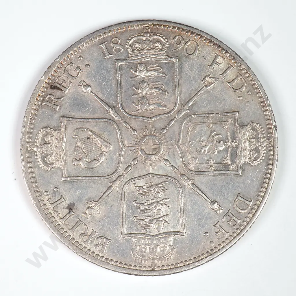 Florin: 1890 - Extremely Fine Image 1++