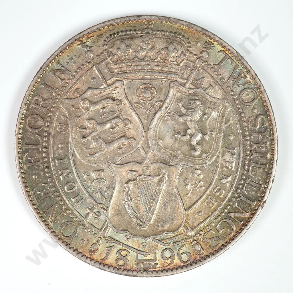 Florin: 1896 - Extremely Fine Image 1++