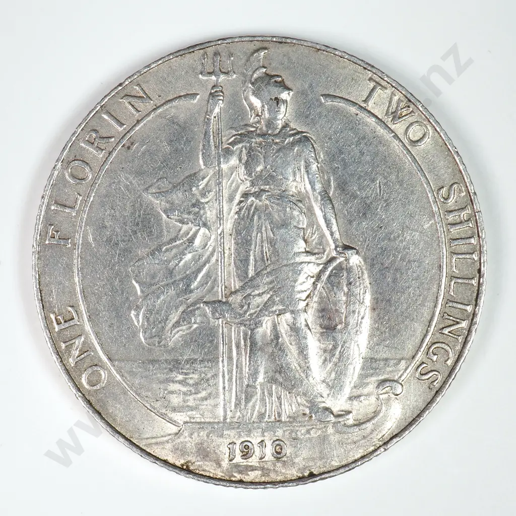 Florin: 1910 - Very Fine Image 1++