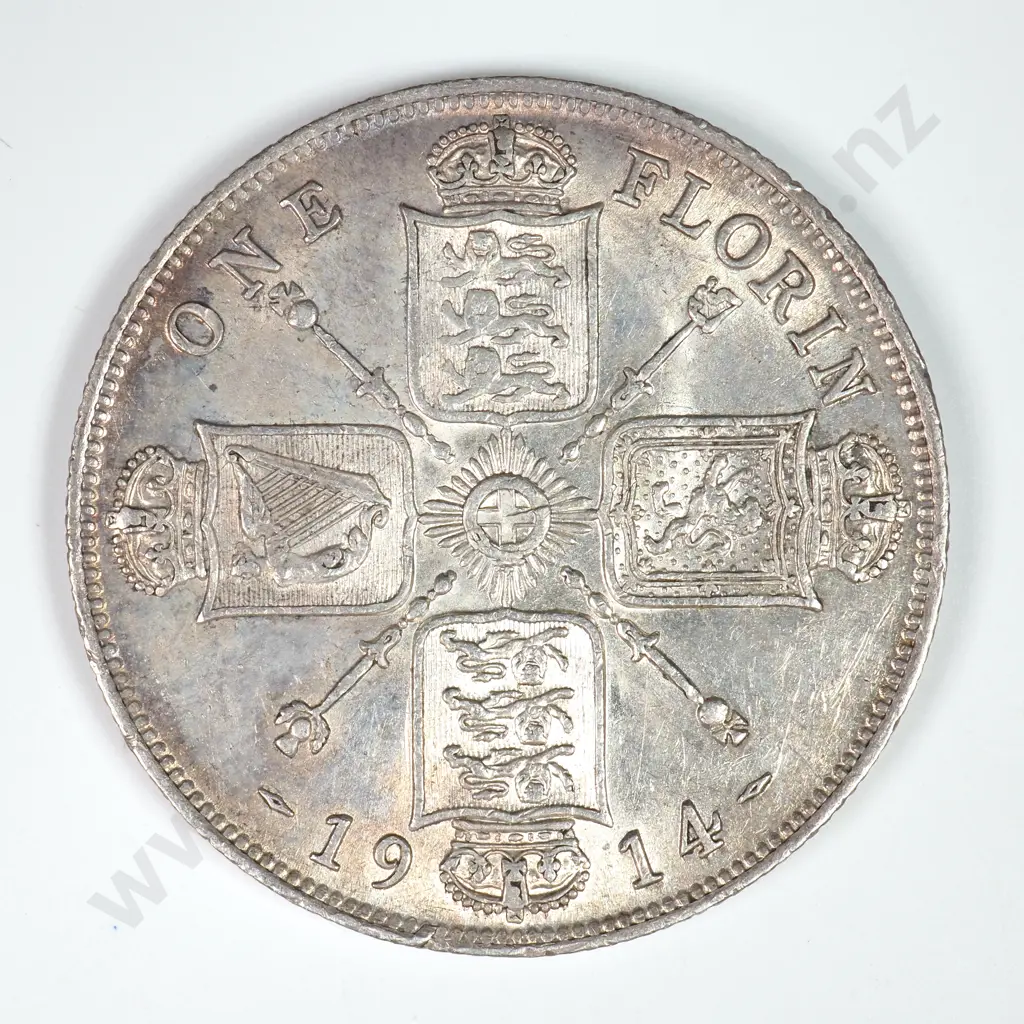 Florin: 1914 - Extremely Fine Image 1++