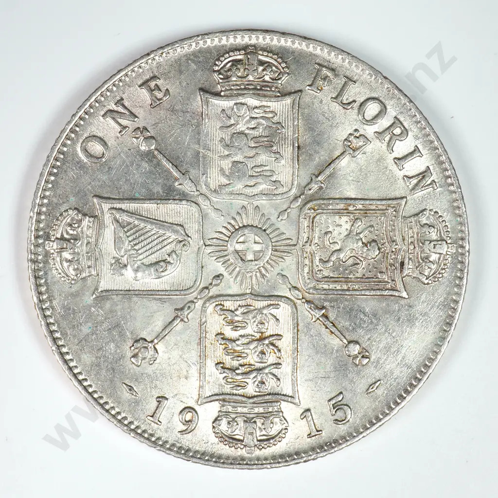 Florin: 1915 - Extremely Fine Image 1++