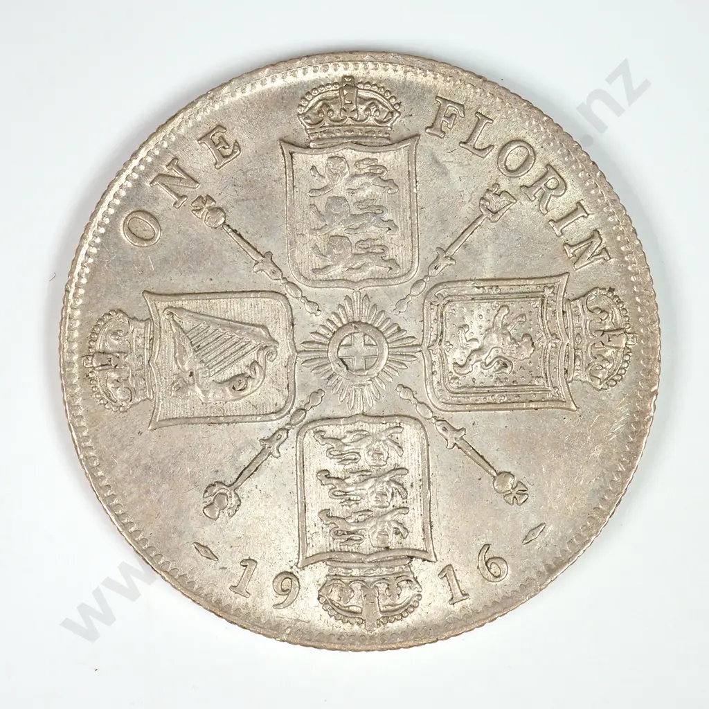 Florin: 1916 - Extremely Fine Image 1++