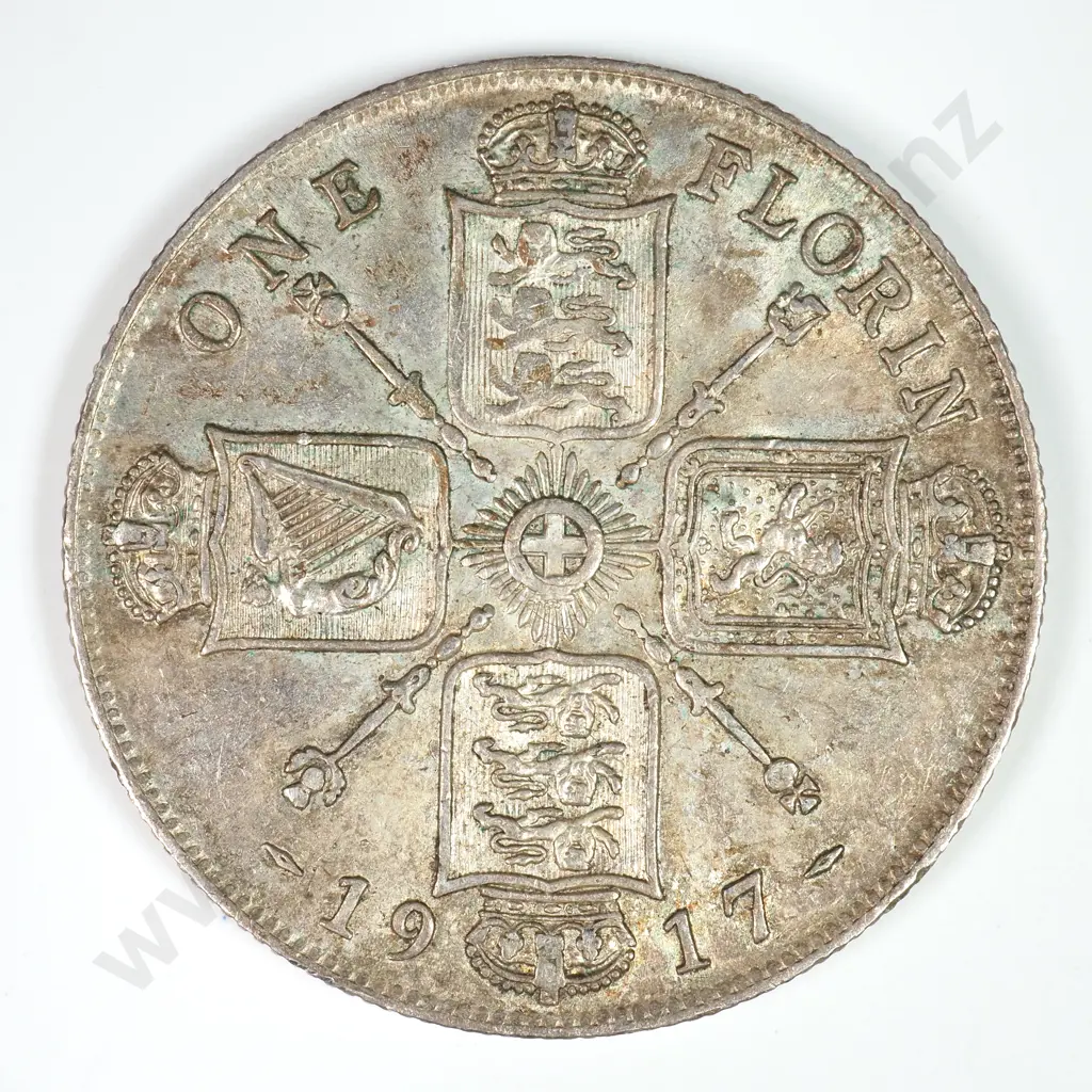 Florin: 1917 - Extremely Fine Image 1++