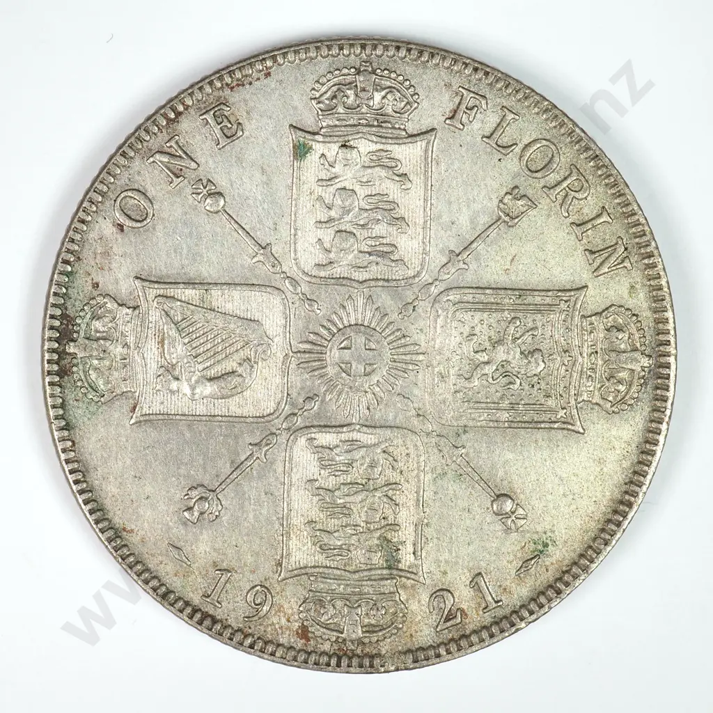 Florin: 1921 - Extremely Fine Image 1++