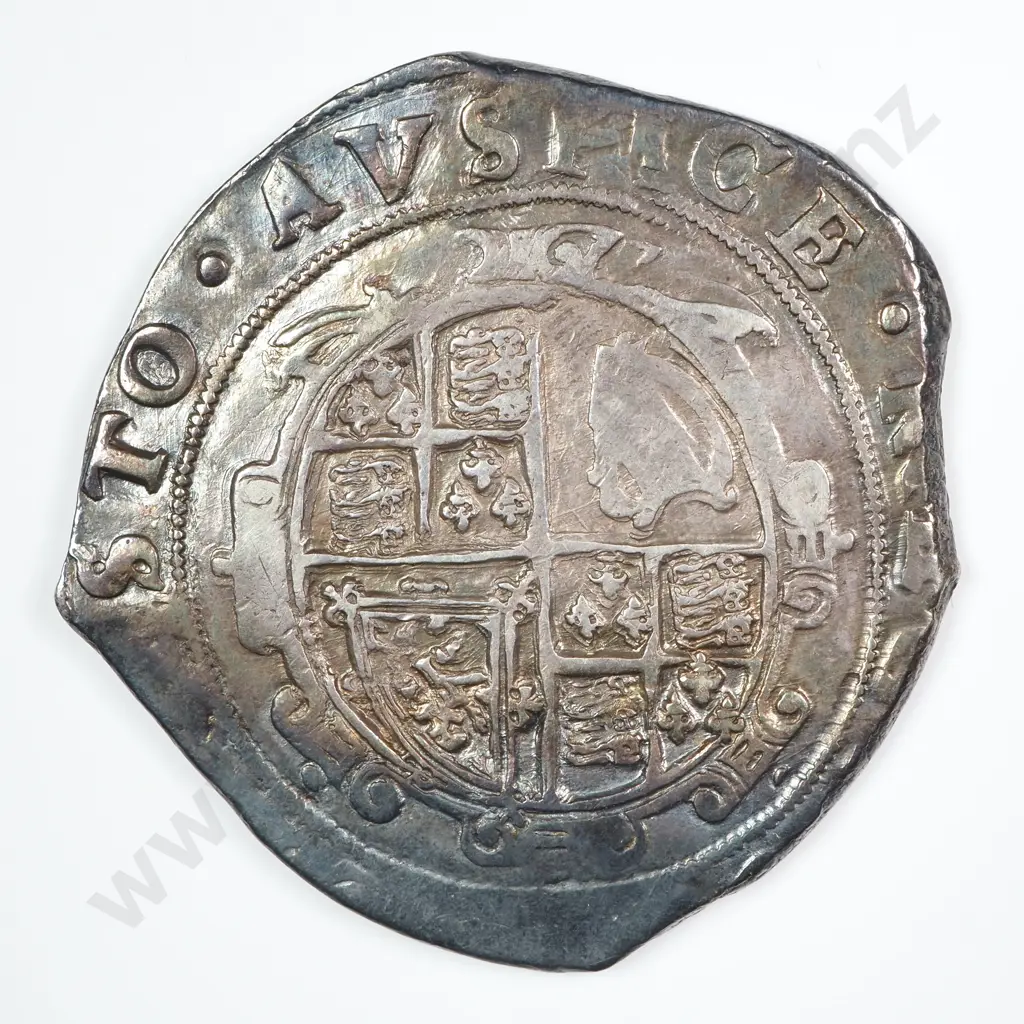 Halfcrown: 1641-3 Charles I, Group IV, Clipped, Spink Number 2779 - Very Fine Image 1++