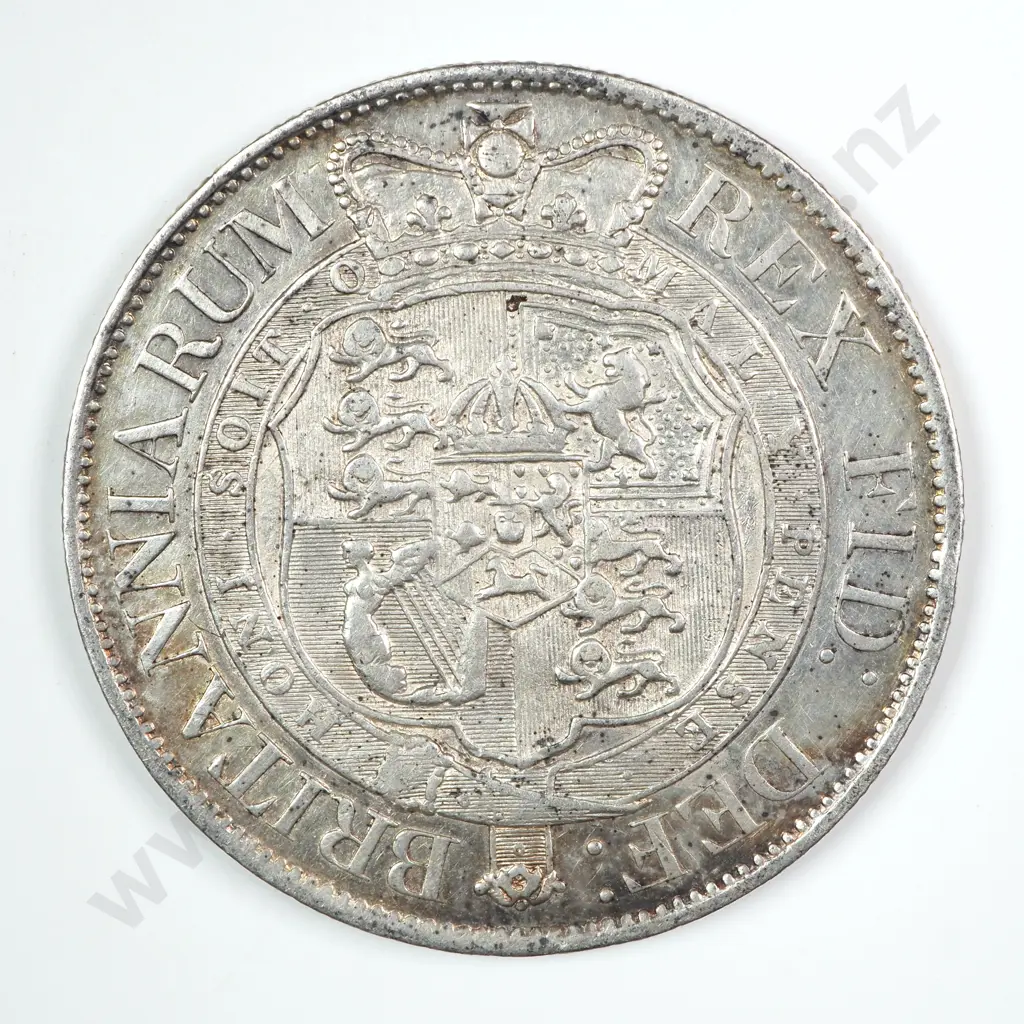 Halfcrown: 1818 - Extremely Fine ( Cleaned ) Image 1++