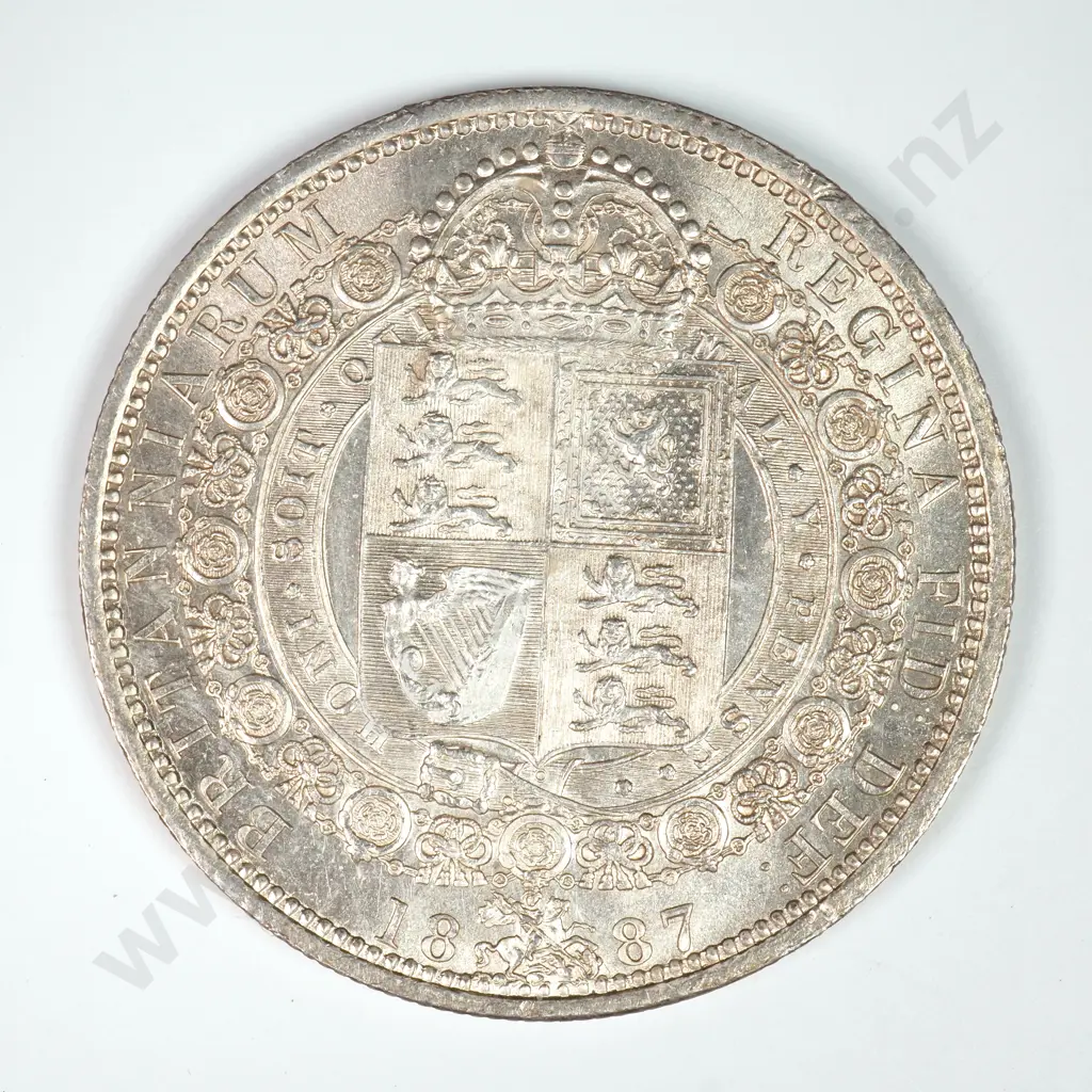 Halfcrown: 1887 - Uncirculated Image 1++