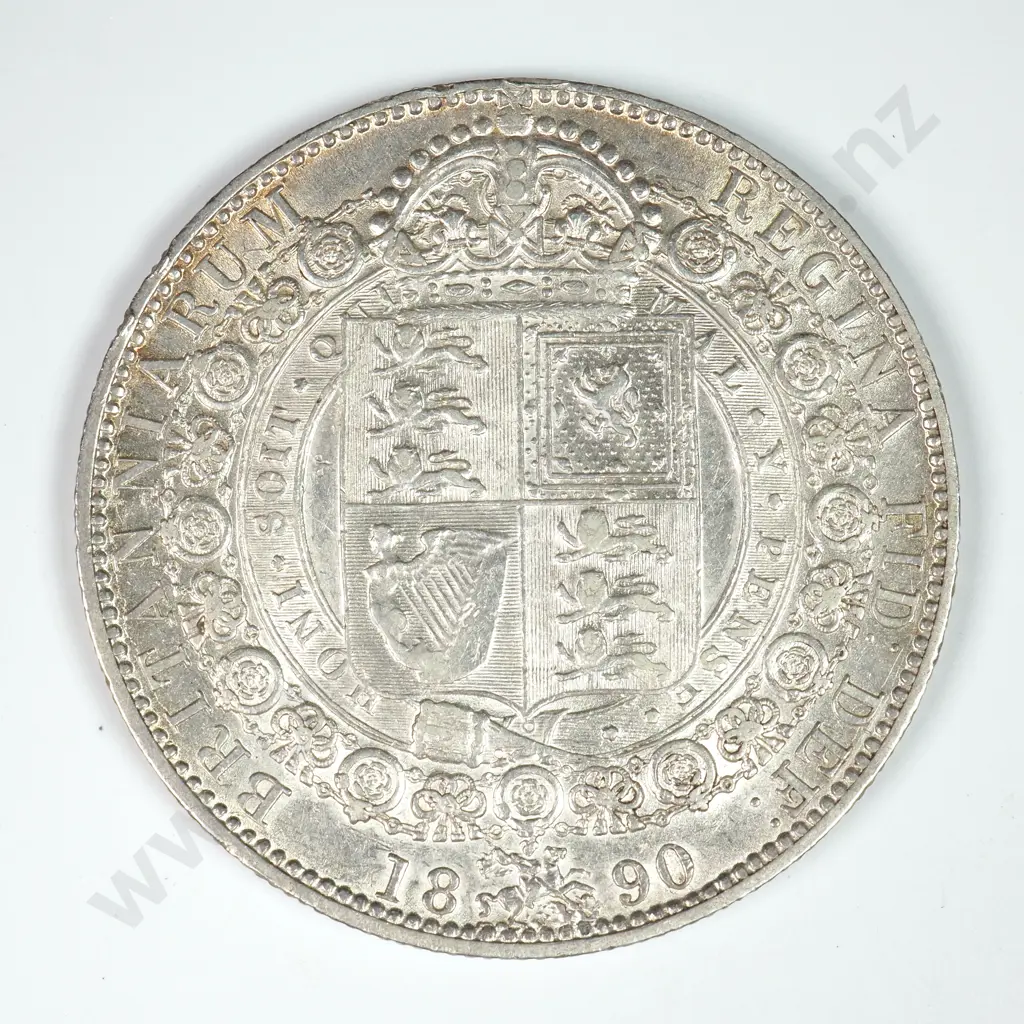 Halfcrown: 1890 - Extremely Fine Image 1++