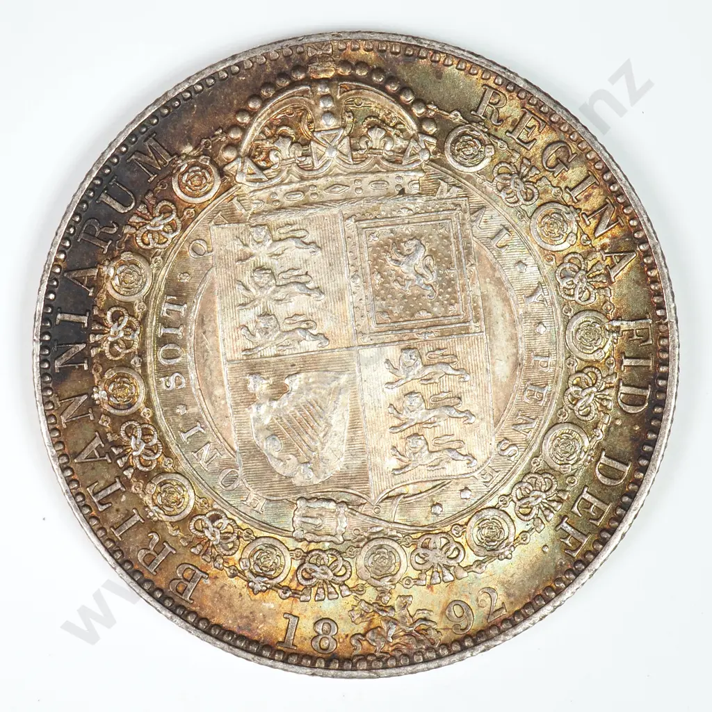 Halfcrown: 1892 - Extremely Fine Image 1++