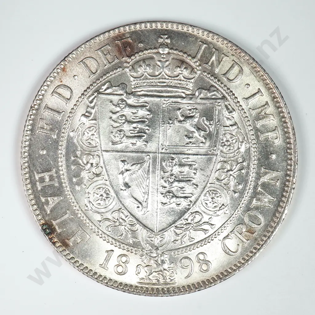 Halfcrown: 1898 - Brilliant Uncirculated ( Stains ) Image 1++