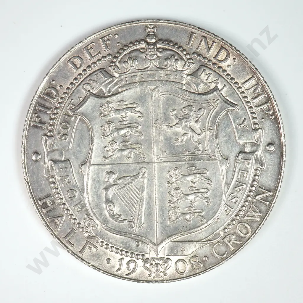 Halfcrown: 1908 - Extremely Fine Image 1++