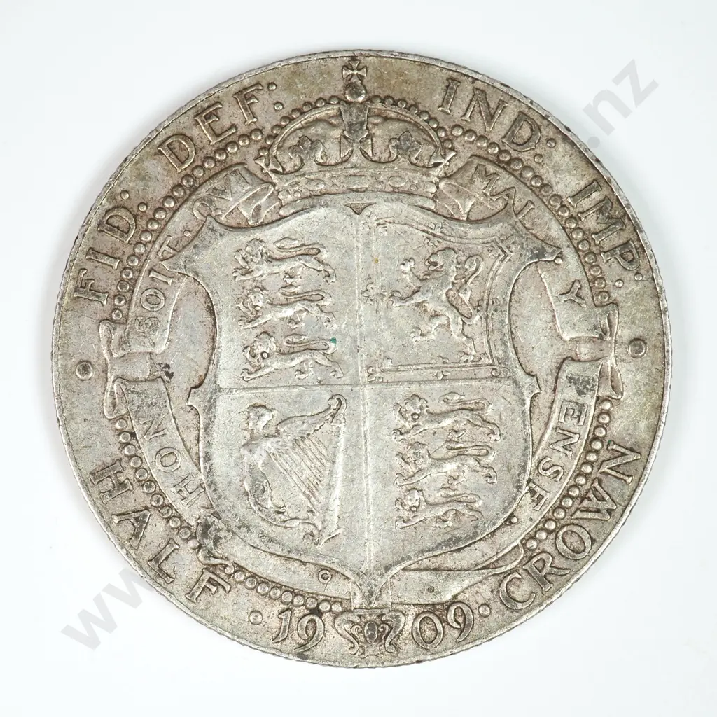 Halfcrown: 1909 - Very Fine Image 1++