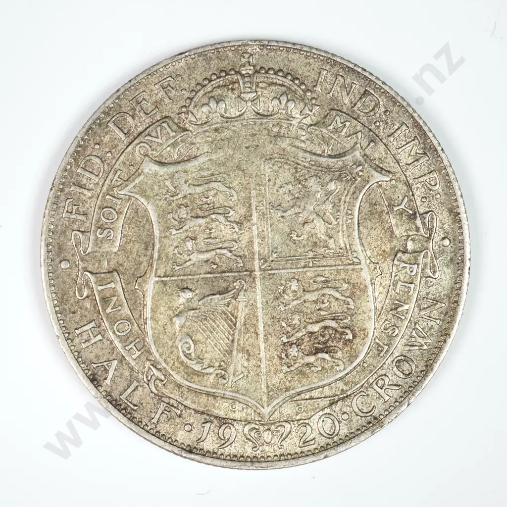 Halfcrown: 1920 - Extremely Fine Image 1++