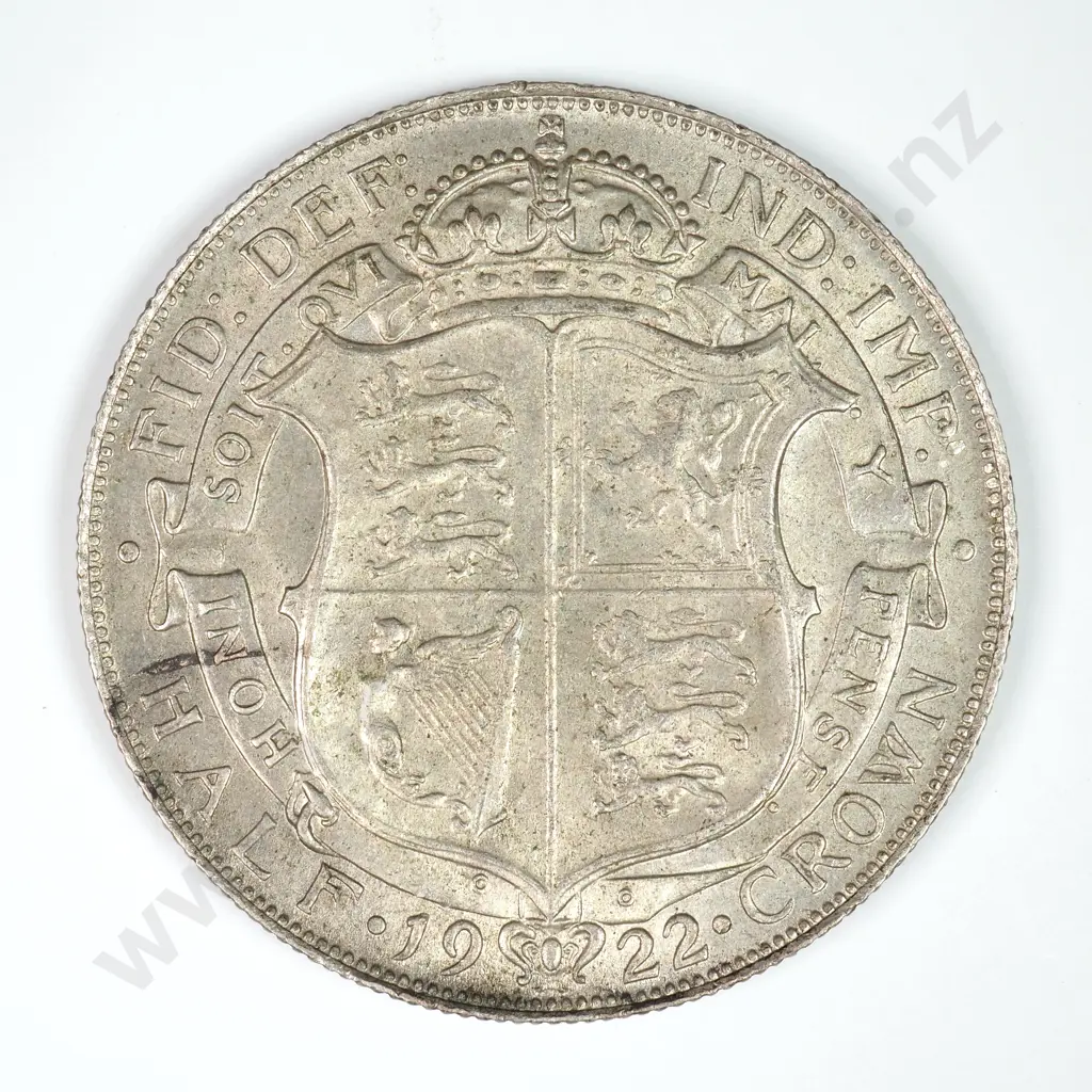 Halfcrown: 1922 - Extremely Fine Image 1++