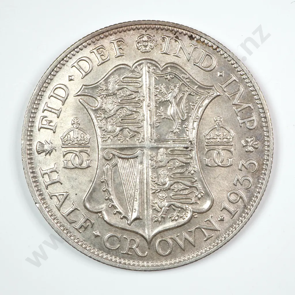 Halfcrown: 1933 - Extremely Fine Image 1++