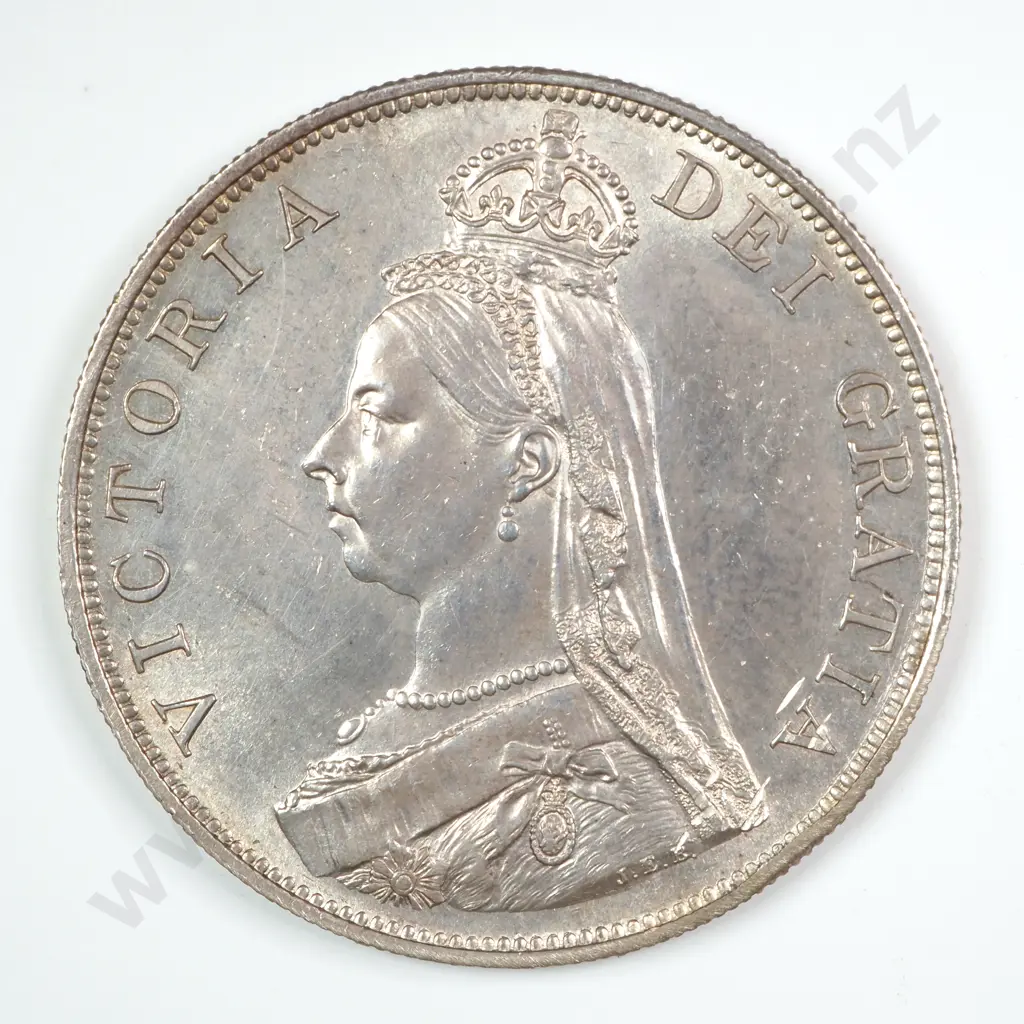 Double Florin - Four Shillings: 1888 - Almost Uncirculated Image 1++