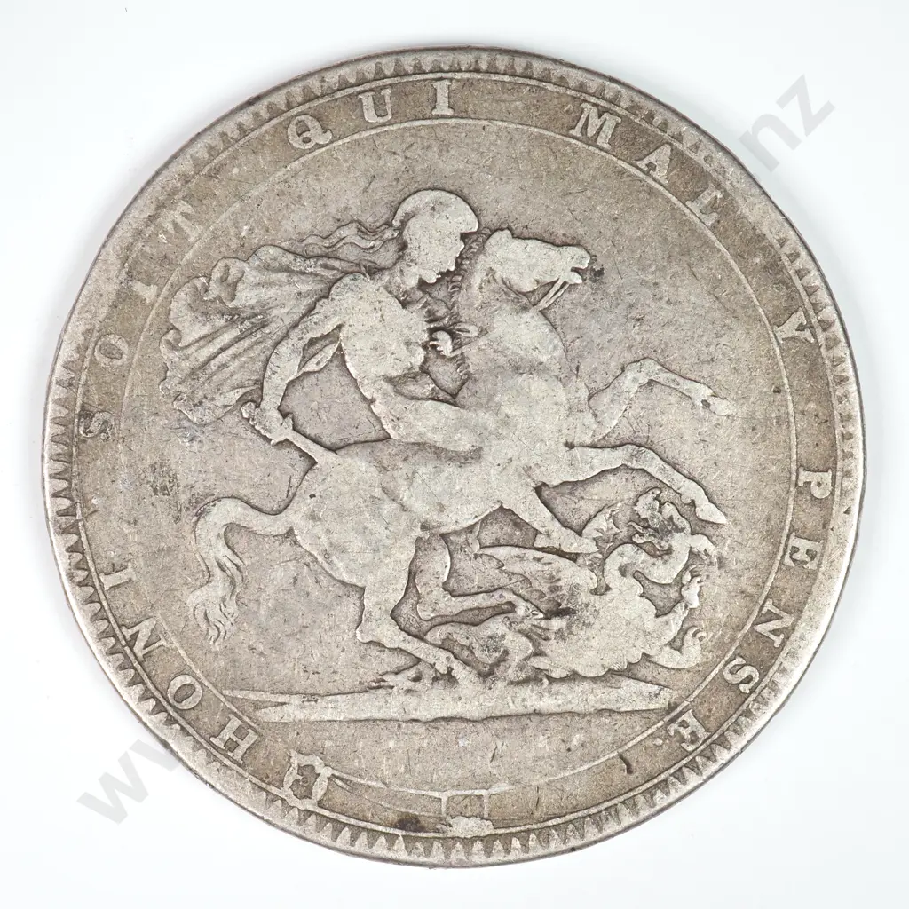 Crown - Five Shillings: 1818 LIX - Very Good Image 1++