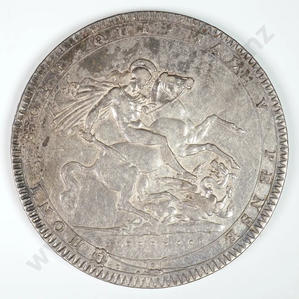 Crown - Five Shillings: 1820 LX - Extremely Fine Image 1++