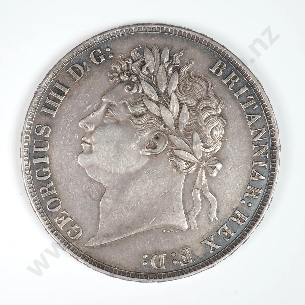 Crown - Five Shillings: 1821 - Extremely Fine Image 1++