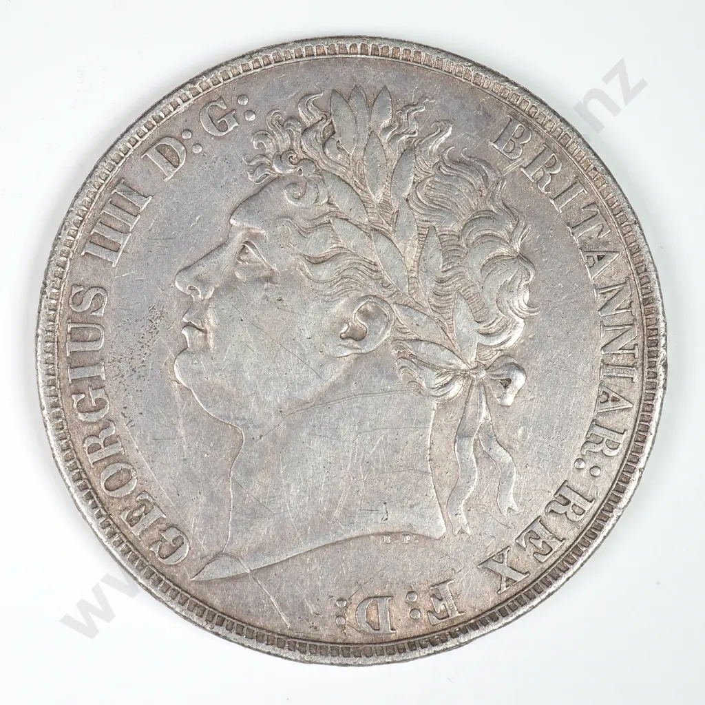 Crown - Five Shillings: 1822 TERTIO - Very Fine Image 1++