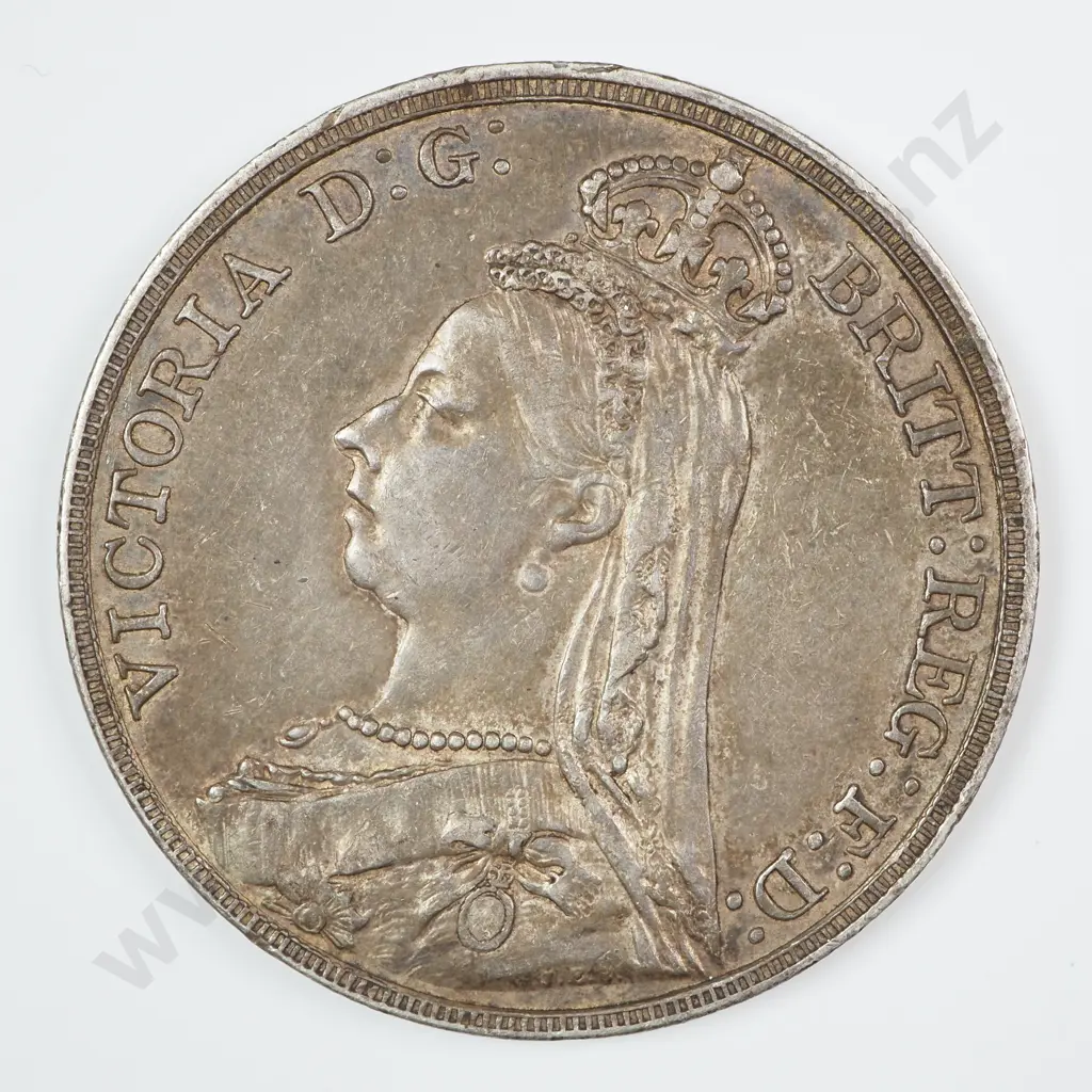 Crown - Five Shillings: 1891 - Extremely Fine Image 1++