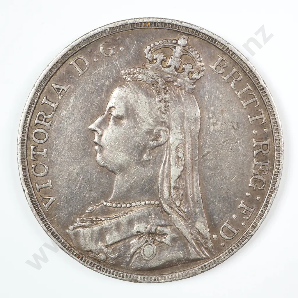 Crown - Five Shillings: 1892 - Very Fine Image 1++