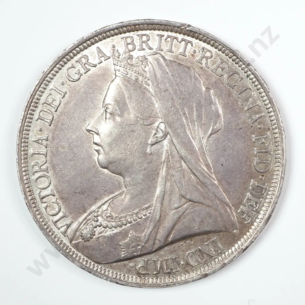 Crown - Five Shillings: 1897 LXI - Extremely Fine Image 1++