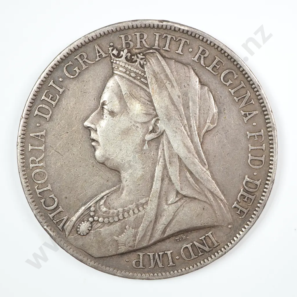 Crown - Five Shillings: 1900 LXIV - Fine Image 1++