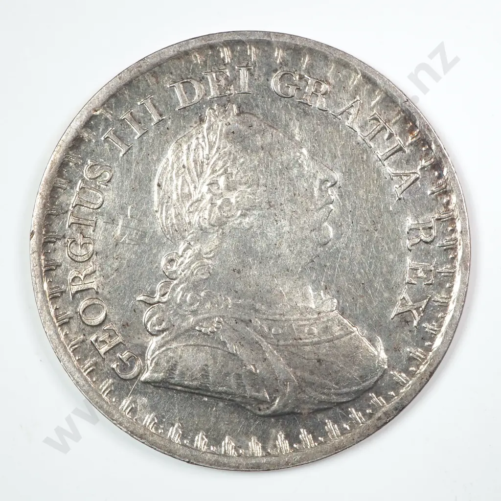 Misc: 1811 Three Shillings Bank Token - Extremely Fine ( Scratches Reverse, Cleaned ) Image 1++