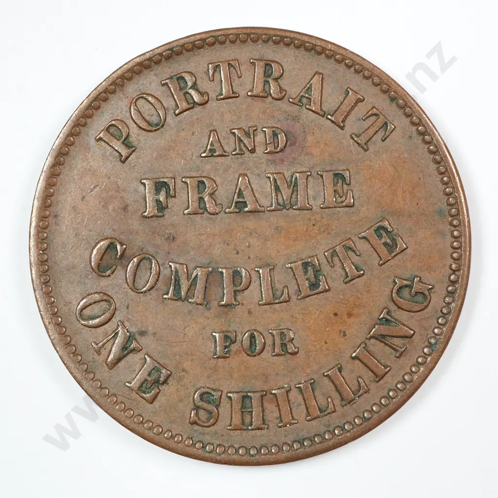 Misc: C.1850 One Shilling Birmingham Token - Very Fine Image 1++