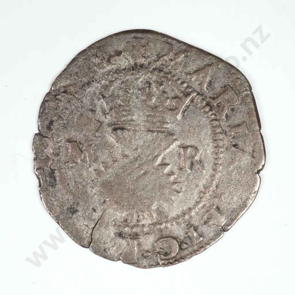 Misc: 1542-58 Scotland Mary Queen Of Scots Bawbee, Edinburgh Mint - Fine Image 1++