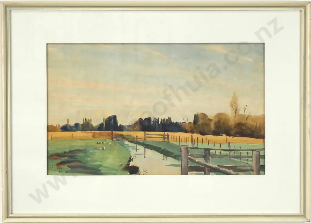 Austen A. Deans - The Water Race, Watercolour (1963) Image 1++