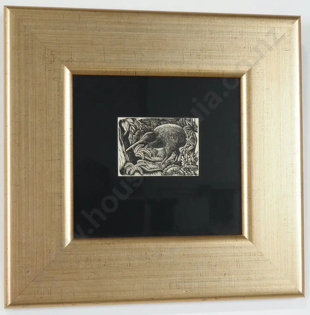 E. Mervyn Taylor - 'Kiwi',  Engravings On Wood Image 1++