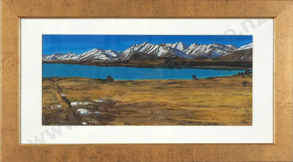Tom Burnett - 'Tekapo' Oil on Board Image 1++