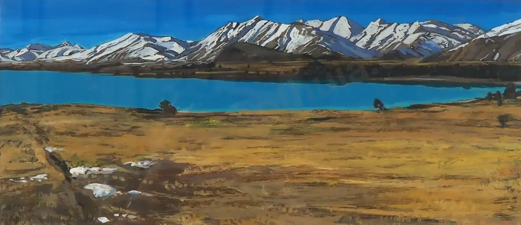 Tom Burnett - 'Tekapo' Oil on Board Image 1++