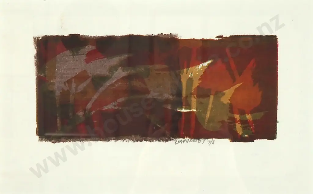 Les Finch - 'Autumn', Screenprint, LE 7/8 (1969) Image 1++